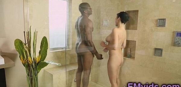  Kimber Lee interracial shower